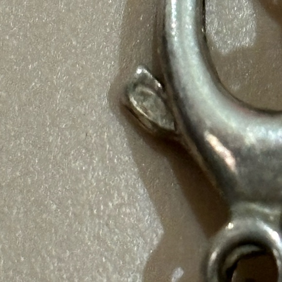 Sterling and pearl long necklace - Picture 6 of 6